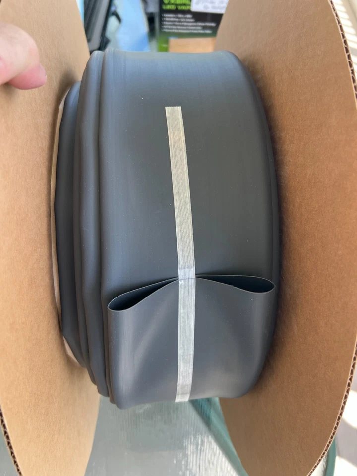 Tubo de poliolefina flexible termocontraíble 3M 3" x 50 pies FP-301-3-Negro-50 Foto 3 de 4