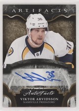 2017-18 Upper Deck Artifacts Auto Facts Viktor Arvidsson #A-VA Auto 0j4n