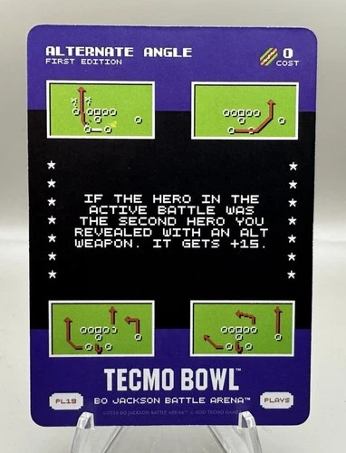 2026 Bo Jackson Battle Arena TECMO Alternate Angle SP Play #PL19