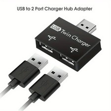 USB Adapter Extender Mini Splitter Box 1 zu 2 U Disk Kartenleser Maus Tastatur
