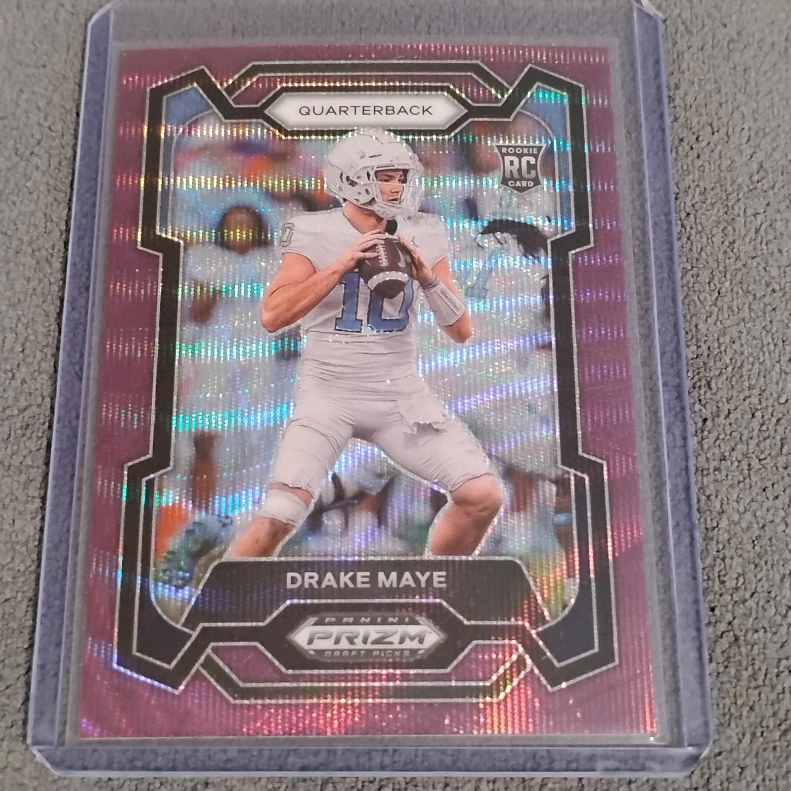 2024 Prizm DP DRAKE MAYE Purple Wave Prizm #103 RC