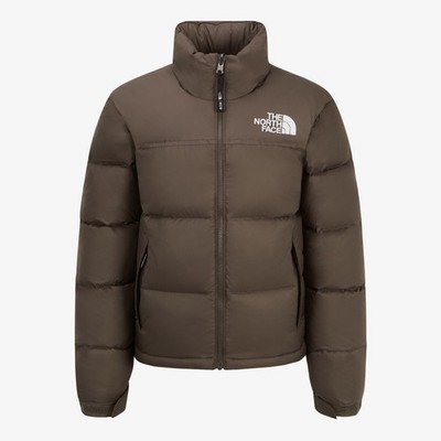 NEW THE NORTH FACE WOMENS 1996 RETRO NUPTSE JACKET NJ1DR95D BEIGE BROWN ASIAN SZ