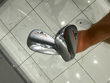 Cobra Tour Trusty Left-Hand Wedge Set 56°/60° 6/12 Bounce Stiff Silver
