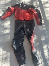 Motorradkombi Yamaha, rot-schwarz, guter Zustand