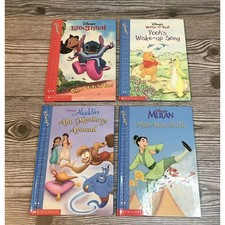 Lot Set Of 4 Disney First Readers Kids Childrens Books Hardcover Winnie Pooh 