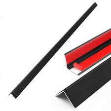 Bikykose 10pcs 48"L 1.42"W Aluminum Self-Adhesive Wall Corner Protectors, Wal...