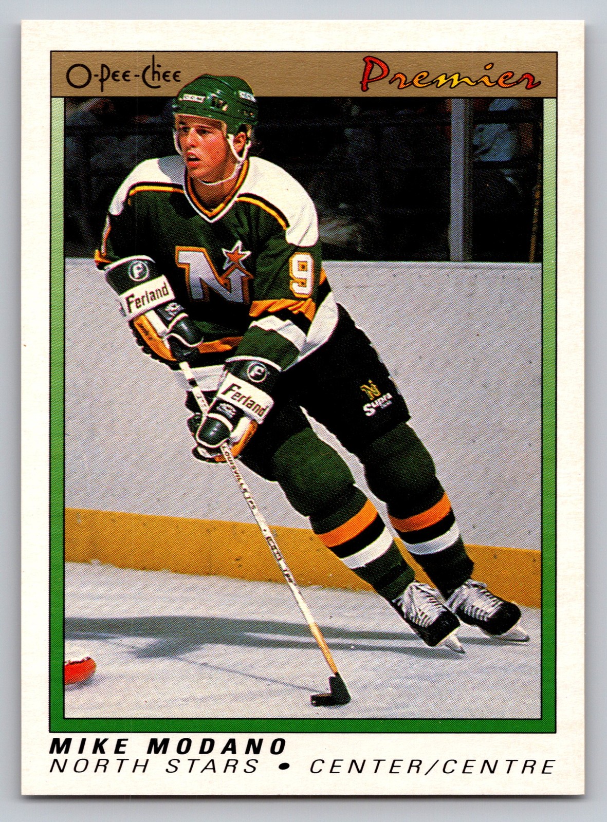 1990-91 O-Pee-Chee Premier #74 Mike Modano