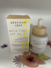 Beekman 1802 Milk Tint SPF 43 Tinted Primer Serum-Light -1.0fl oz(EXP 09/2025)