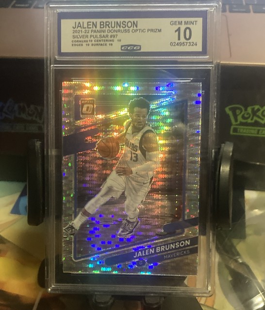 2021-22 Panini Donruss Optic - Jalen Brunson #97 Lucky Envelopes Prizm /8