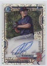 2021 Bowman Chrome Prospect Speckle Refractor 10/299 Aldo Ramirez Auto 09wc