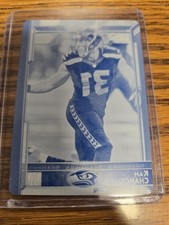 2015 Topps Chrome Kam Chancellor #37 Cyan Printing Plate