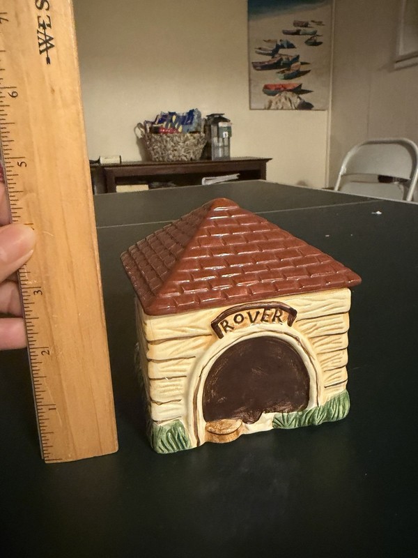 Block Country Village By Gear Handpainted Rover With Removable Lid - Part Of Set