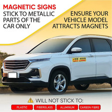 New Driver Magnet for Car - Extra Strong Hold - 9.72" by 3.24" - 3 Pack - Ess...