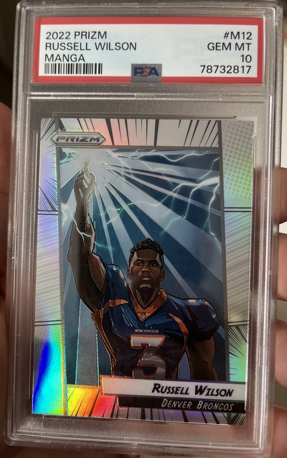 2022 Panini Prizm - Manga Russell Wilson #M-12