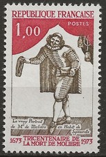 N° 1771**  TRICENTENAIRE DE LA MORT DE MOLIERE 1973