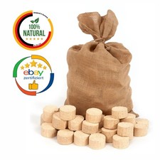Floranica Bûches de bois de chauffage Briquettes de bois rond pressées Briquett