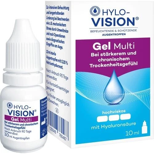 OMNIVISION GMBH HYLO-VISION Gel Multi Augentropfen , 10 ml, PZN: 10090990