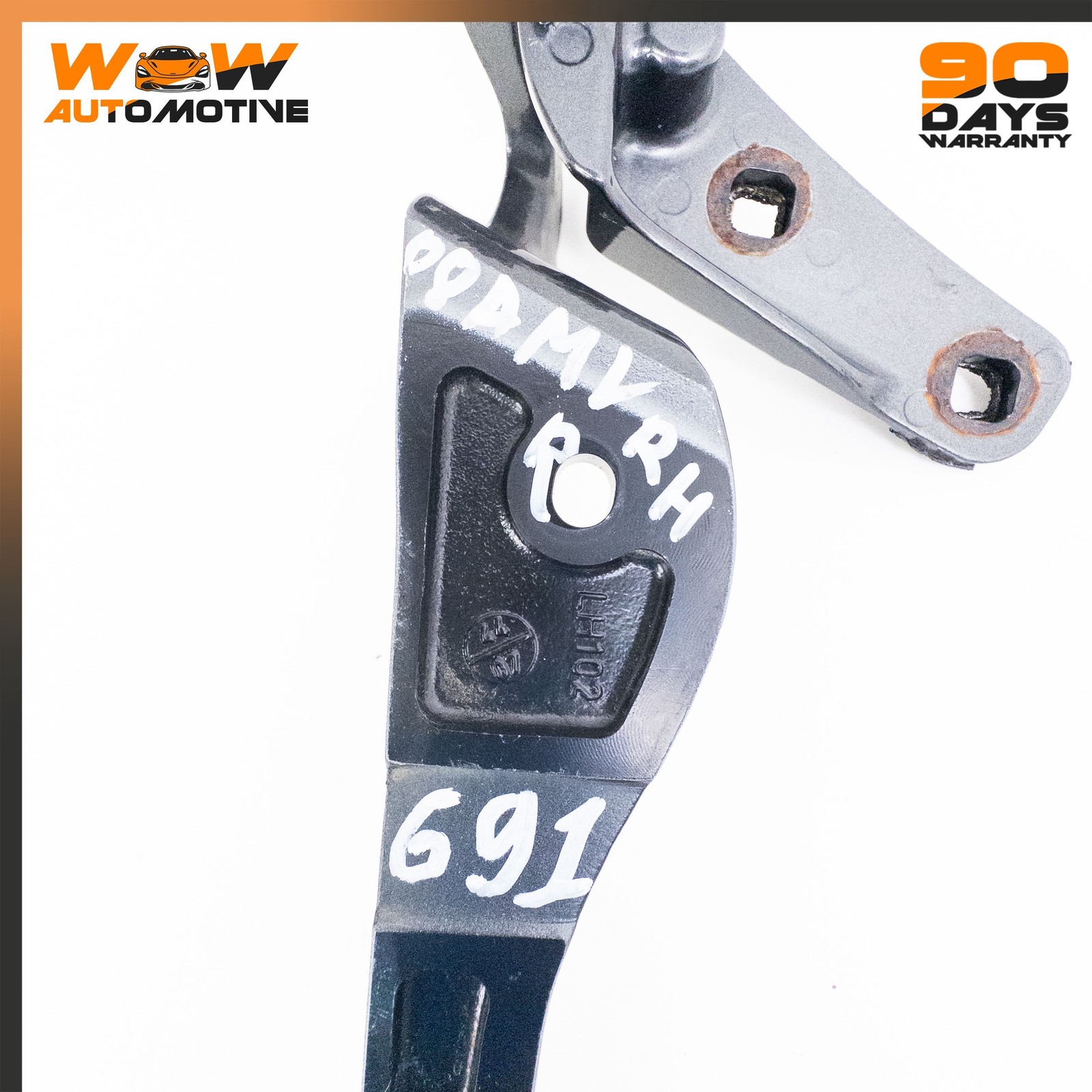06-16 ASTON MARTIN V8 VANTAGE CONVERTIBLE REAR TRUNK TAILGATE HINGE HINGES OEM
