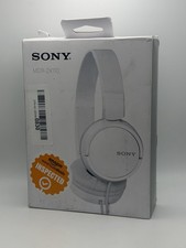 Sony MDR-ZX110 White Wired On-Ear Headphones 3.5mm Foldable Open Box