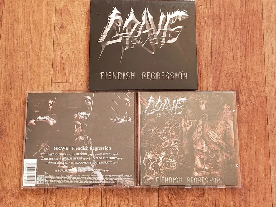 Grave- Fiendish Regression, Original-CD 2004 (Entrails, Carnage, Fleshcrawl)