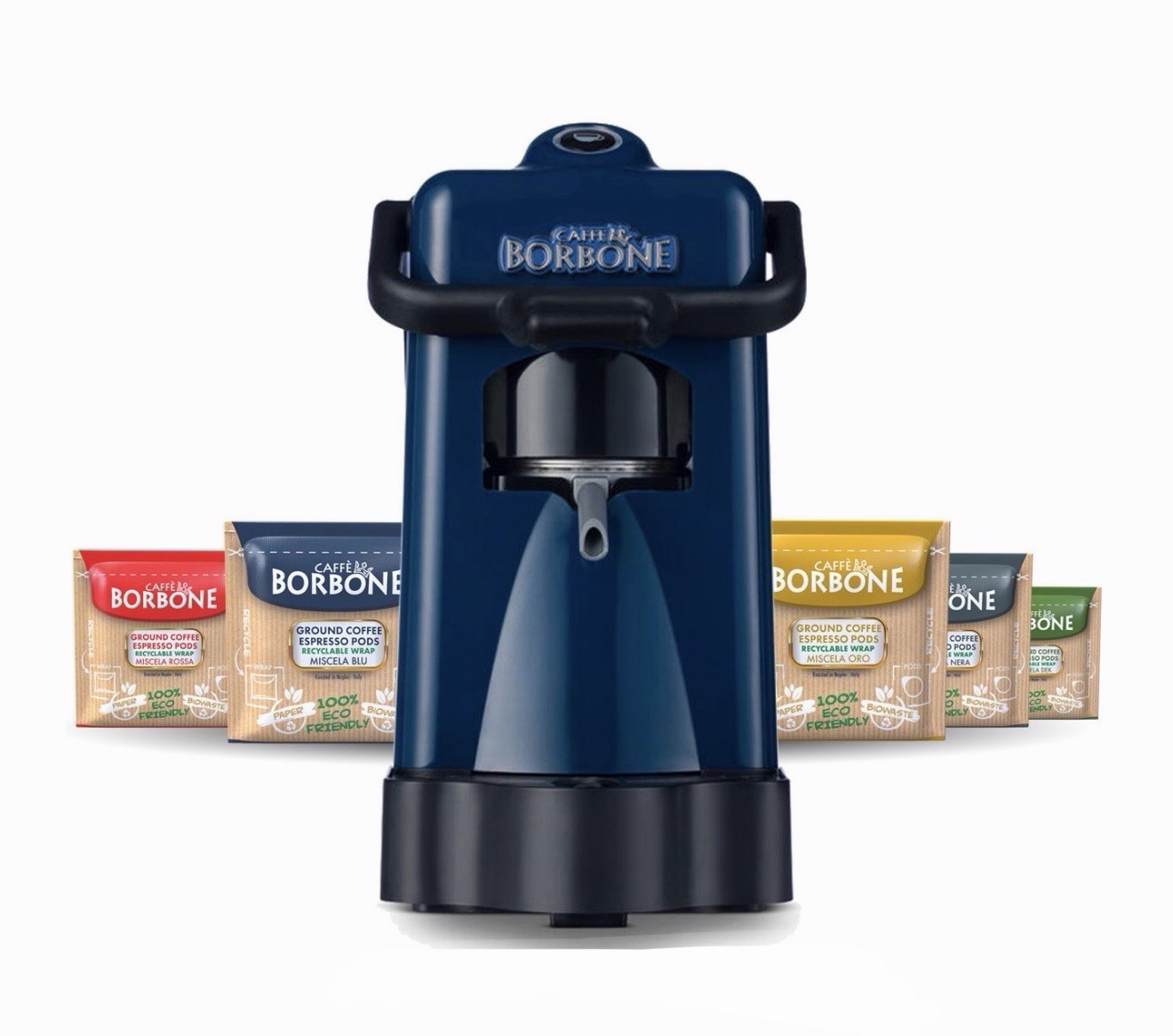 Didi Espresso Machine For ESE Paper Pods (Blue) Caffe Borbone 🇮🇹