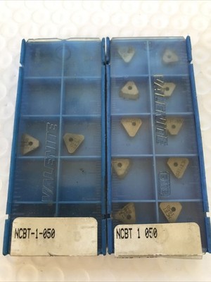 NCBT-1-050 VALENITE Carbide Inserts New!! Qty 12