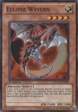 YuGiOh Eclipse Wyvern SDDC-EN003 Super Rare Englisch Good 1st