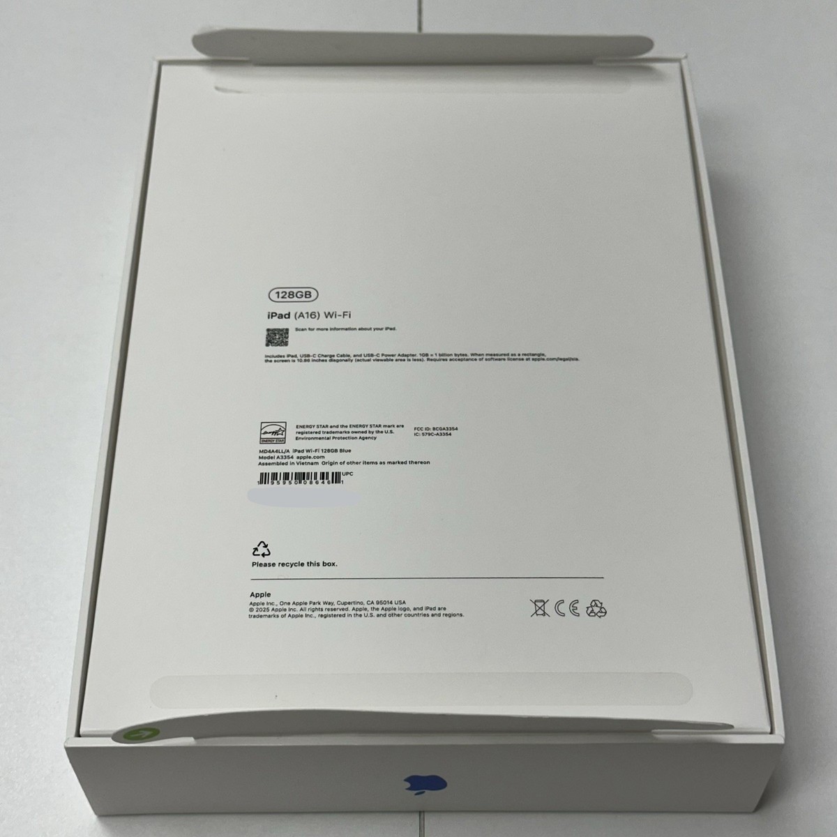 Apple iPad (11th generation) A3354 128 GB, Wi-Fi, 11 in - Silver