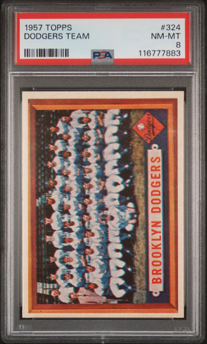 1957 Dodgers Team #324