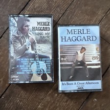 MERLE HAGGARD Vintage Cassette Tape Lot Of 2 PreOwned Good Condition
