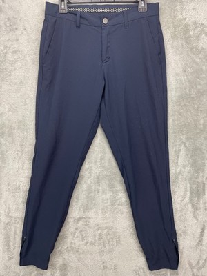 Primo Men's Joggers 31 Regular (31x30) Navy Golf Performance Stretch Pants