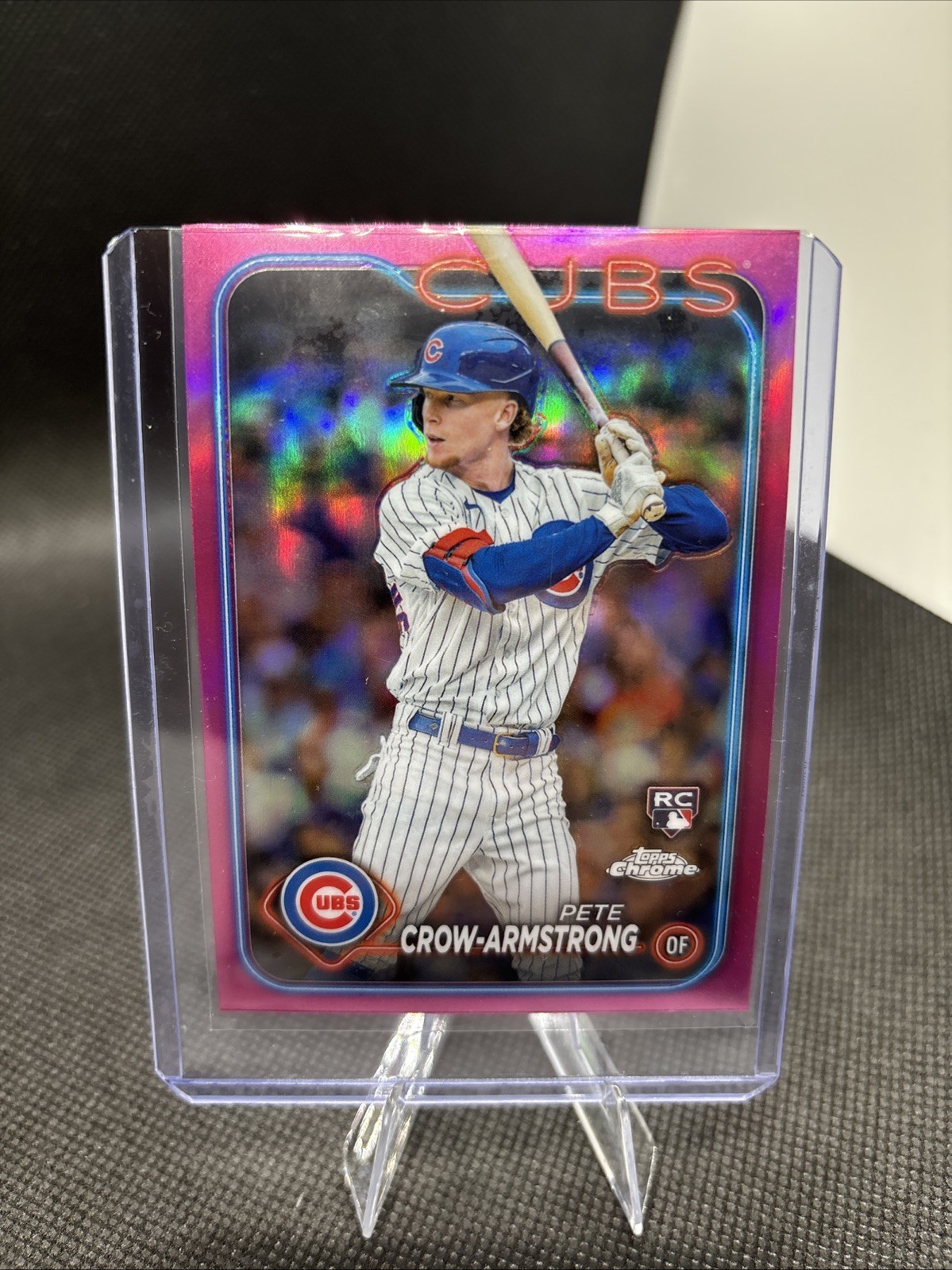 2024 Topps Chrome - Pete Crow-Armstrong #16 Pink Refractor (RC)