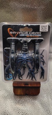 Savage Gear 3D Crayfish Floating Lures CRW-120 Series 5'' Blue/Black Color