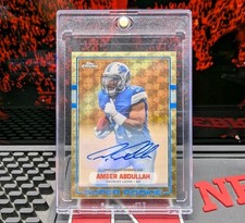 2015 Topps Chrome Mini 1989 GOLD Superfractor 1/1 Ameer Abdullah Auto Rookie RC