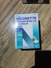 Nicorette OTC Stop Smoking Nicotine Gum, 2mg, 100ct - 775000 