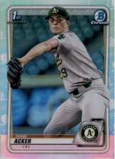 2020 Bowman Chrome Draft Refractors #BD8 Dane Acker - BB