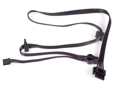LESEN: Modulares Stromkabel Modular Power Cable 5-Pin auf 2x SATA 1x Molex