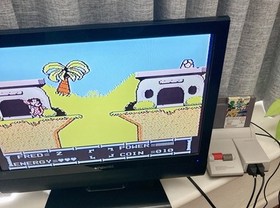 NES FLINTSTONES Rescue of Dino & Hoppy Nintendo Cart/Sleeve/Box NES-5Z-AUS Pal A