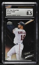 2021 Topps Chrome Black Refractor /199 Alex Kirilloff #95 CSG 8.5 rf2
