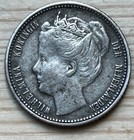 BEAUTIFUL SILVER CURACAO 1/4 GULDEN 1900 — photo 2