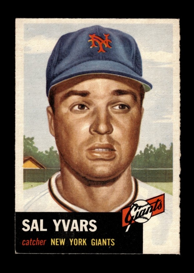 1953 Topps Set-Break # 11 Sal Yvars EX-EXMINT *GMCARDS*