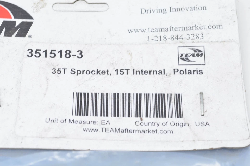 Piñón Silencioso Estuche Cadena Team 351518-3 35T Nuevo de Lote Antiguo Foto 3 de 3