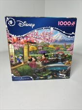 Disney Thomas Kinkade Ceaco Mickey  Minnie in Japan - 1000 Piece Jigsaw Puzzle