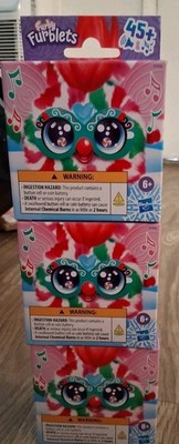  Furby Furblets HOLIDAY PEP-MINT 2'' Electronic Sound Plush New/Sealed 3 total