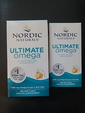 Nordic Naturals Ultimate Omega SoftGels - Concentrated Omega-3 Fish Oil, 300 ct