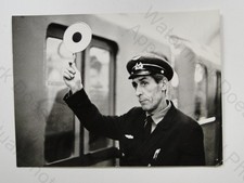 Moscow Subway Signalman Train Halt Sign Russia USSR 1973 VTG AP Press Photo