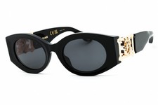 ROBERTO CAVALLI SRC064 0700 Sunglasses Black Frame Grey Lenses 53mm