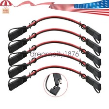 5PCS 14 Gauge 12" 2 Pin Quick Disconnect Polarized Wire Power Connectors Cable