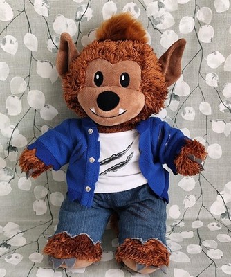 Build A Bear HOWL-O-WEEN WERWOLF/OUTFIT 16 Zoll Stofftier Plüschtier Halloween 2019 sehr guter Zustand