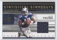 2007 Leaf Rookies & Stars Statistical Standouts Materials /250 Vince Young 0v1